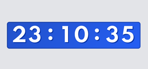 clock with jumping hands