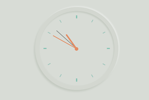 simple circular clock